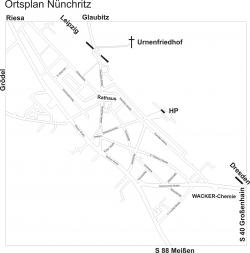 Ortsplan Nünchritz 3